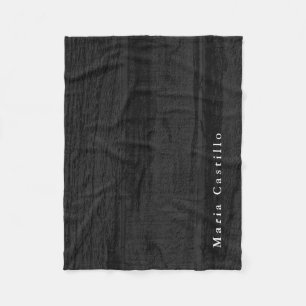 Cobertor De Velo Nome Moderno Minimalista da Madeira cinza