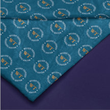 Nome (monograma circundante) padrão para o azul