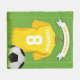 Cobertor De Velo Nome, Número, Equipe do Futebol Editável (Frente (Horizontal))