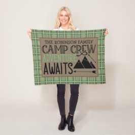 Cobertor De Velo NOME Personalizado Aventura de Campanha de Cabina