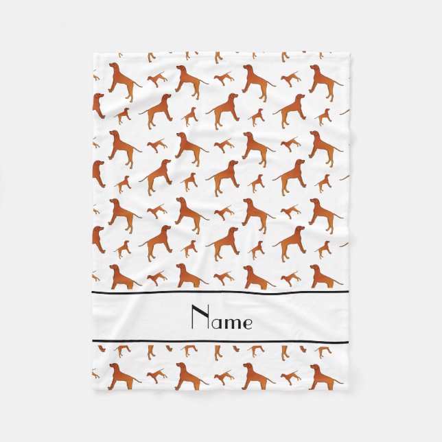 Cobertor De Velo Nome personalizado Cães rodeiros rodeios (Frente)