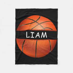 Cobertor De Velo Nome personalizado da Novelty Liam Sports Bysketby