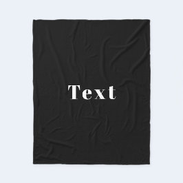 Cobertor De Velo Nome Personalizado do na moda ou outro Texto | Pre