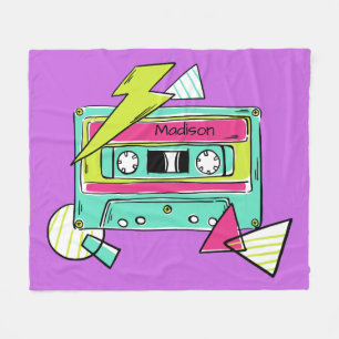 Cobertor De Velo Nome personalizado e cor Casette Folankings de fit