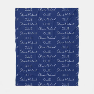 Cobertor De Velo Nome Personalizado Fleece Blanket
