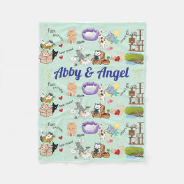 Cobertor De Velo Nome Personalizado para Você ou seu Filho