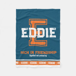 Cobertor De Velo Nome que significa monograma desportivo laranja az