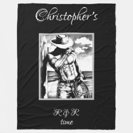 Cobertor De Velo Nome Russo Personalizado Arte Masculina Ocidental