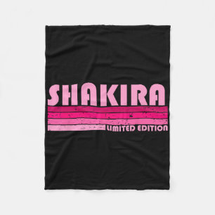 Cobertor De Velo Nome Shakira Personalizado Retro Vintage Anos 80 9