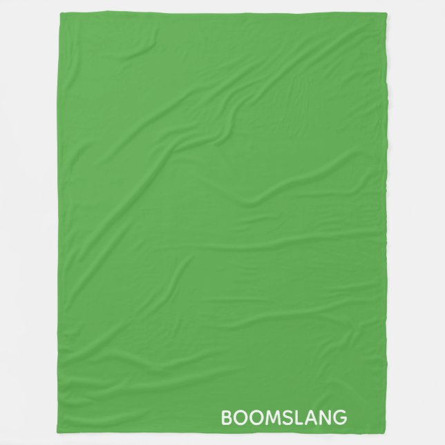 Cobertor De Velo Nome verde do Boomslang (Frente)