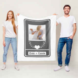 Cobertor De Velo Nomes de Fotografias do Casal de Casamento ELEGANT