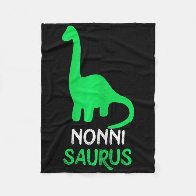 Cobertor De Velo Nonni-saurus Funny Dino Dinosaur Nonnisaurus (Frente)