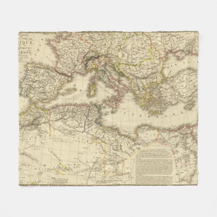 Cobertor De Velo Norte de África, mar Mediterrâneo