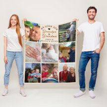 Nós Amamos Você Vô e Vó – Personalizado 8-Fotos