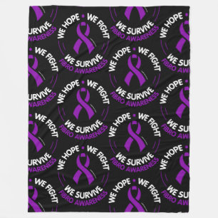 Cobertor De Velo Nós Esperamos que Lutamos Nós Sobrevivemos...Fibro