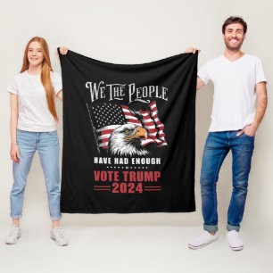 Cobertor De Velo Nós, o Povo, Estamos Cansados Vote Trump 2024 