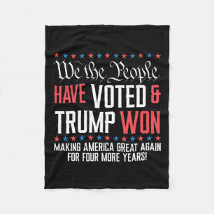 Cobertor De Velo Nós, Pessoas, Votámos E Trump Ganhou Mega Por 4