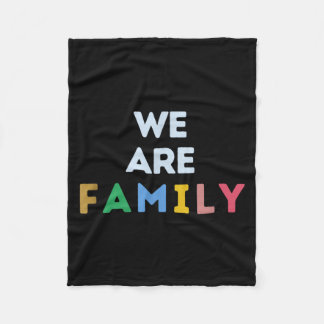 Cobertor De Velo Nós somos Família