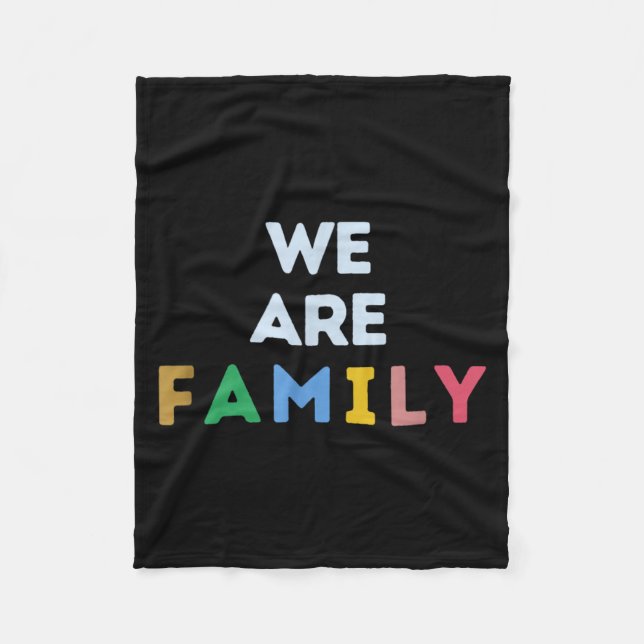 Cobertor De Velo Nós somos Família (Frente)