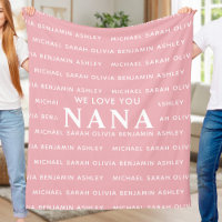 Nós Te Amo Nana Nomes De Crianças Personalizadas