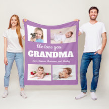 Nós Te Amo Vovó Roxo 4 Foto Família