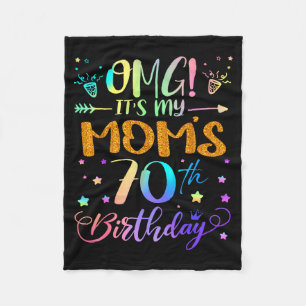 Cobertor De Velo Nossa É O 70º Aniversário Da Minha Mãe Doce 70 Ano