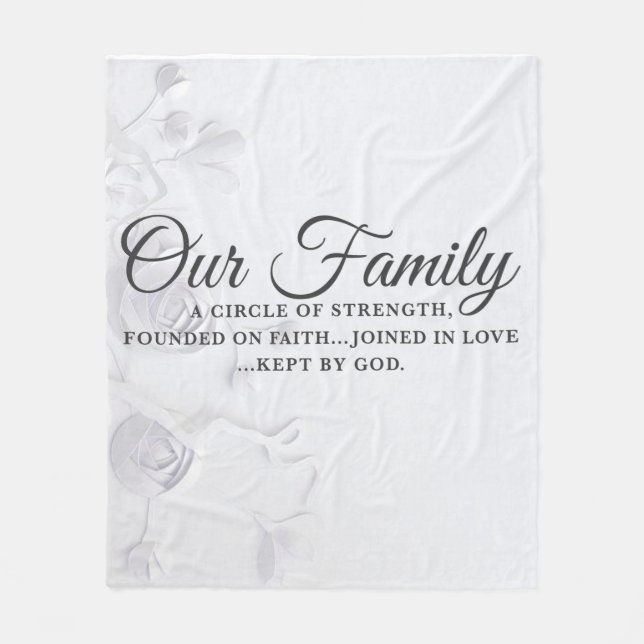 Cobertor De Velo Nossa Família (Frente)