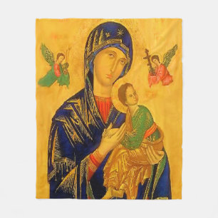 Cobertor De Velo Nossa Mãe da Ajuda Perpétua