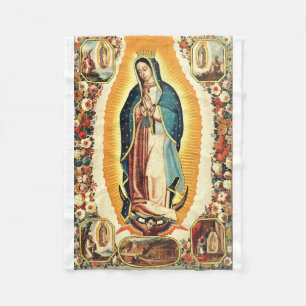 Cobertor De Velo Nossa Senhora de Guadalupe Arte Radiante
