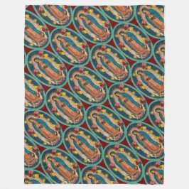 Cobertor De Velo Nossa Senhora de Guadalupe Papais noeis Maria Virg