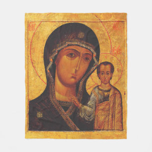 Cobertor De Velo Nossa Senhora do Ícone Ortodoxo de Kazan