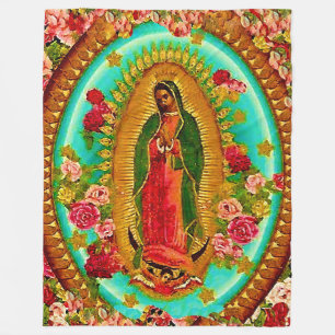 Cobertor De Velo Nossa Senhora Guadalupe Santo Virgem Mexicana Mari