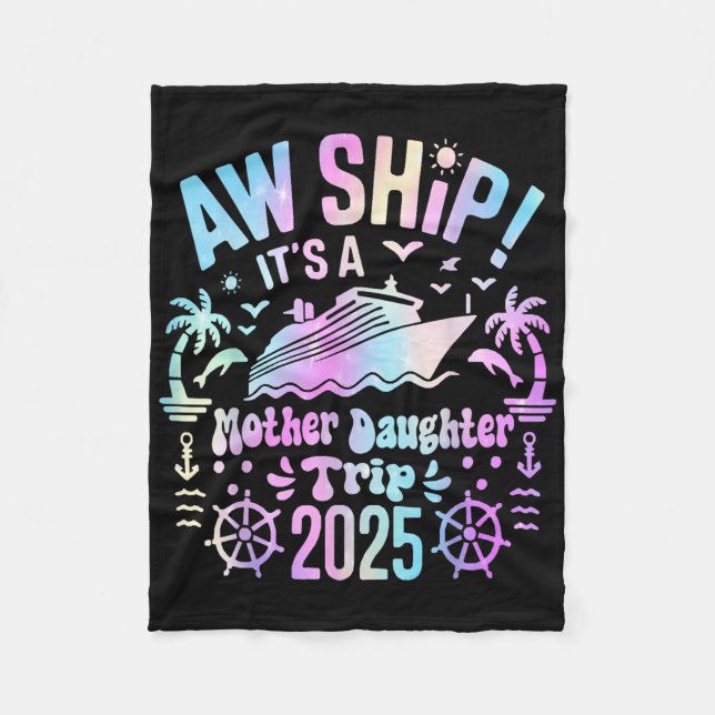 Cobertor De Velo Nossa Viagem Mãe e Filha 2025 Combinando (Frente)