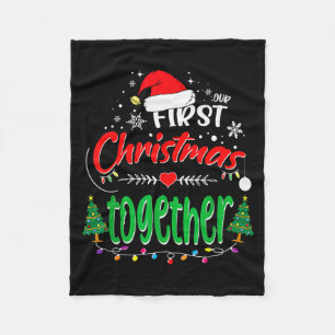 Cobertor De Velo Nosso Primeiro Natal Juntos 2021 1º Natal
