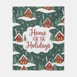 Cobertor De Velo Nostalgic Home for the Holidays Cozy Christmas