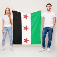 Nova bandeira da Revolução poste da Liberdade Síri