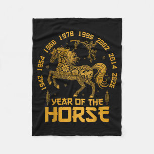 Cobertor De Velo Nova Camisa Lunar Chinês Zodíaco Cavalo