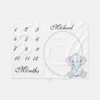 Nova Criança do bebê Etone Blue Elephant Foto