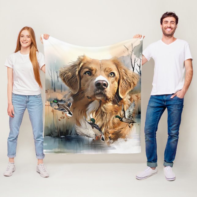 Cobertor De Velo Nova Escócia Duck Tolling Retriever, Arte (In Situ)