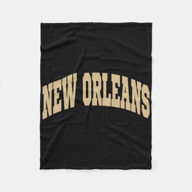 Cobertor De Velo Nova Orleans - Design Retrô - Clic  (Frente)