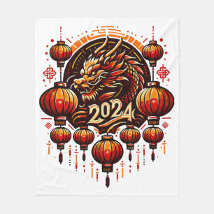 Cobertor De Velo novo ano chinês 2024