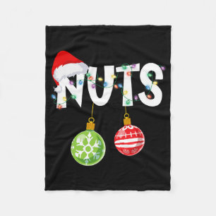 Cobertor De Velo Nozes do Peito Correspondendo Castanhas de Natal C