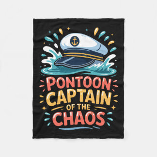 Cobertor De Velo Ntoon Captain Of The Chaos Funny Lake Boating Long