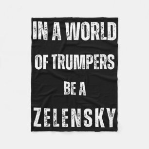 Cobertor De Velo Num Mundo De Trumpers Seja Zelensky Anti Trum P Pr