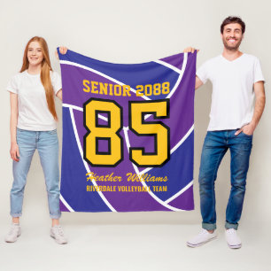 Cobertor De Velo Número de Jersey Personalizado para Equipe de Vole