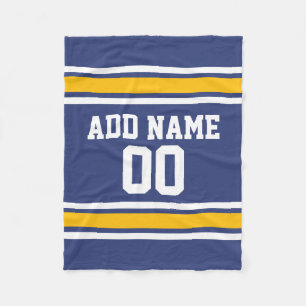 Cobertor De Velo Número de Nome Personalizado de Strips Esportivas 