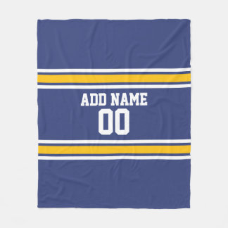 Cobertor De Velo Número de Nome Personalizado de Strips Esportivas