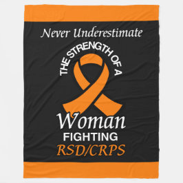 Cobertor De Velo Nunca Subestimar/Fita/Mulher...RSD/CRPS