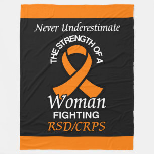 Cobertor De Velo Nunca Subestimar/Fita/Mulher...RSD/CRPS