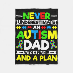 Cobertor De Velo Nunca Subestime um Pai com Autismo - Conscientizaç